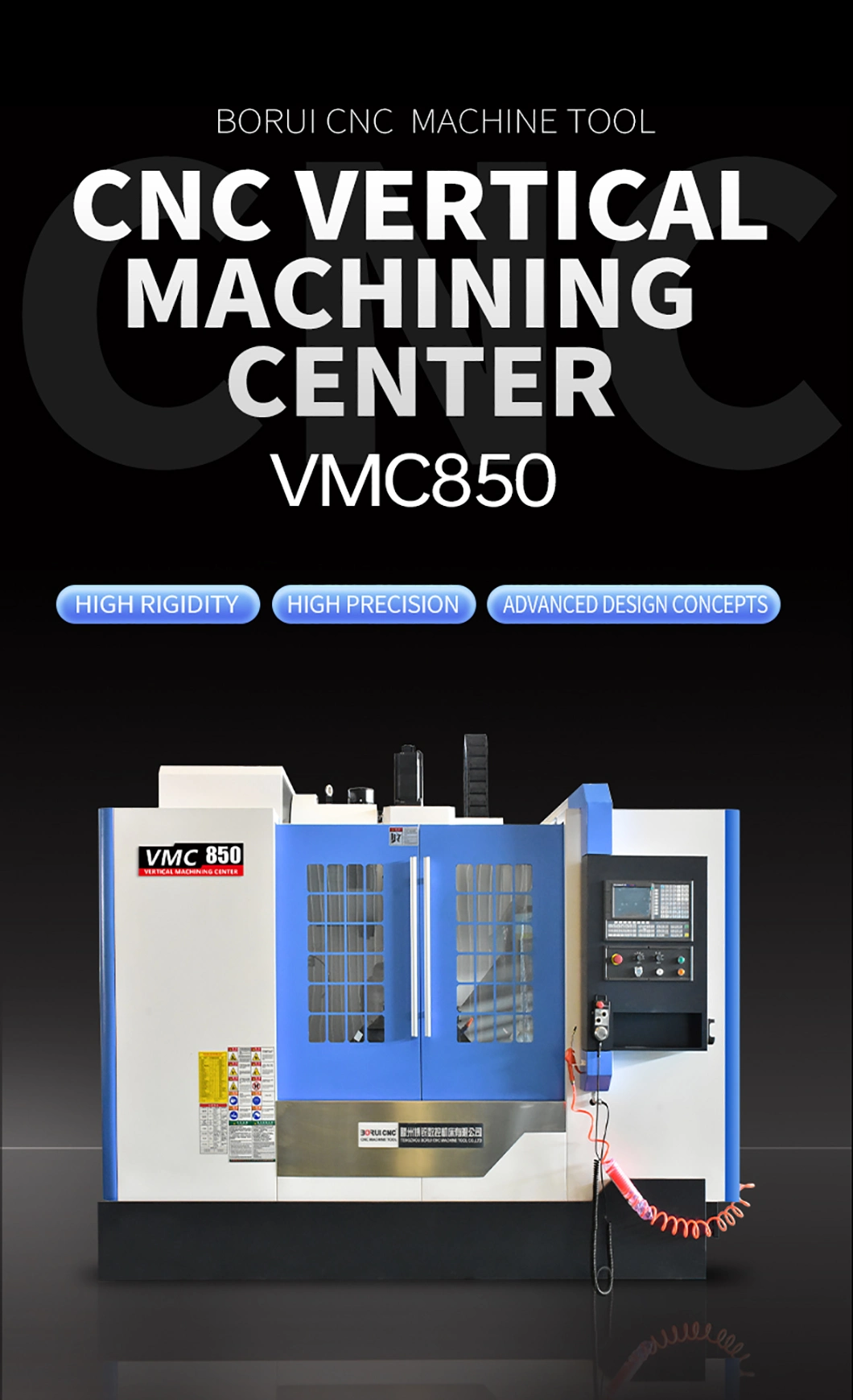Vmc850 Fanuc Siemens GSK Controller Vmc CNC Milling Machine CNC Machining Center