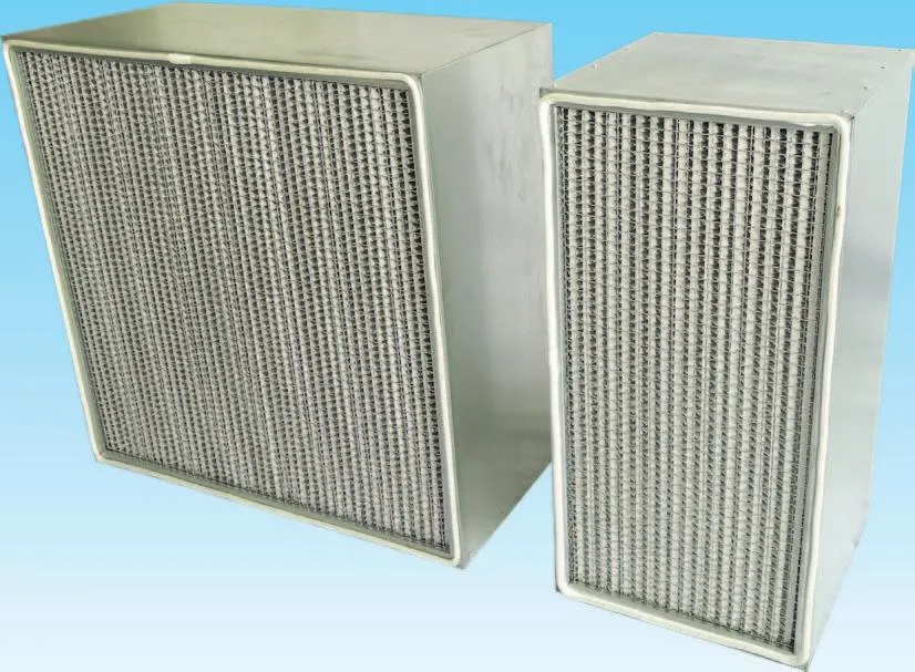 High Filtration Efficiency Low Resistance Large Capacity High Temperature Resistance Lbh Type High Temperature Box Filter