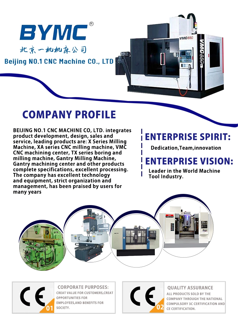 Bymc Vmc650/640/Xk7136 High Speed CNC Machining Center High Precision Small Vertical Machining Center